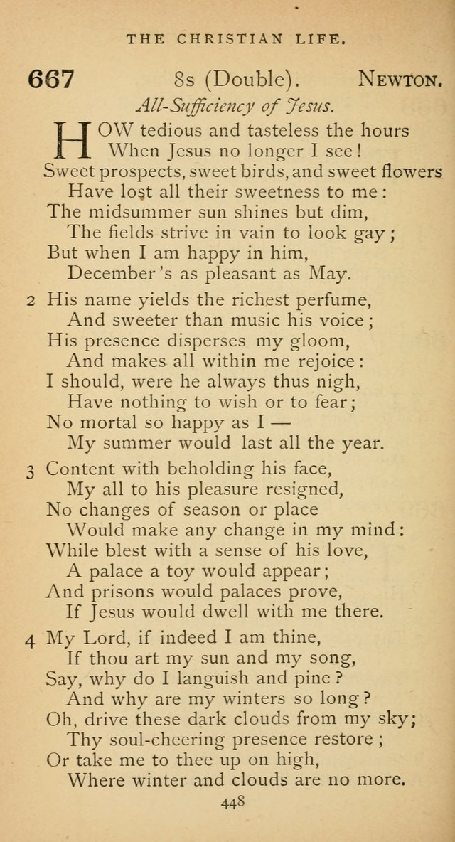 The Voice of Praise: a collection of hymns for the use of the Methodist Church page 448