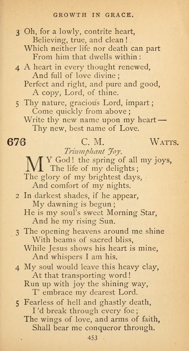 The Voice of Praise: a collection of hymns for the use of the Methodist Church page 453