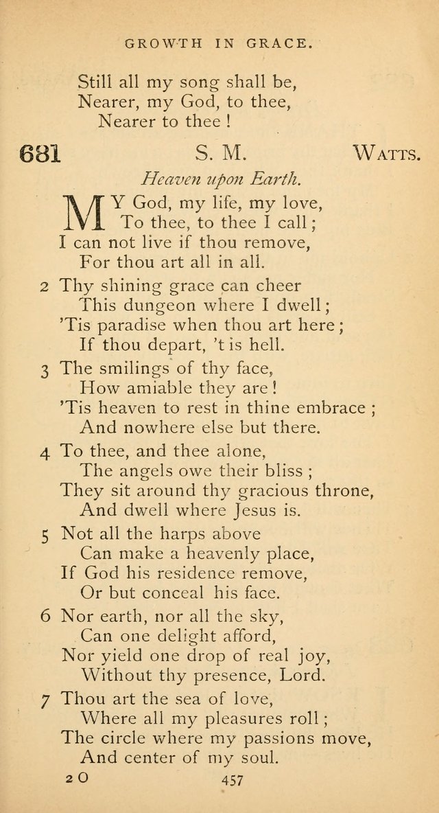 The Voice of Praise: a collection of hymns for the use of the Methodist Church page 457