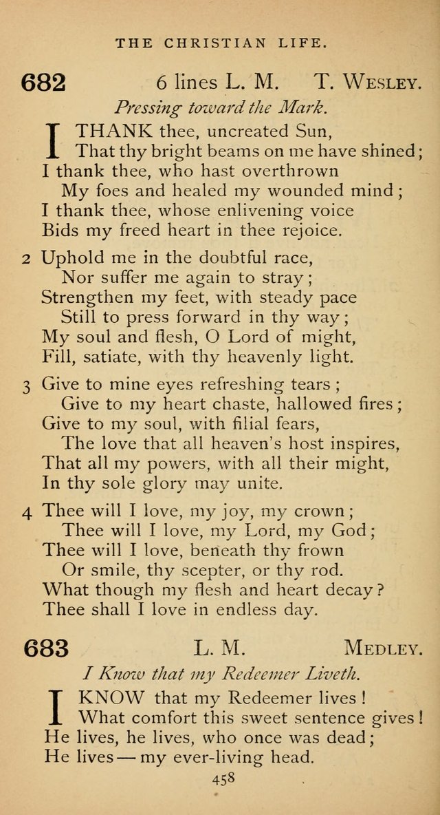 The Voice of Praise: a collection of hymns for the use of the Methodist Church page 458