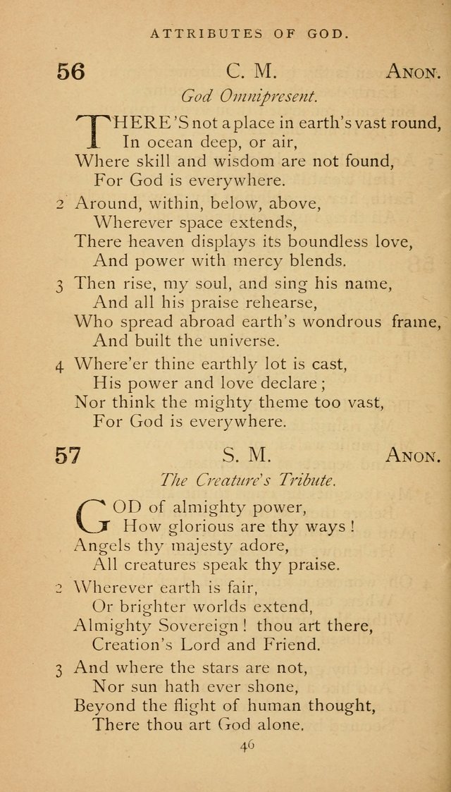 The Voice of Praise: a collection of hymns for the use of the Methodist Church page 46