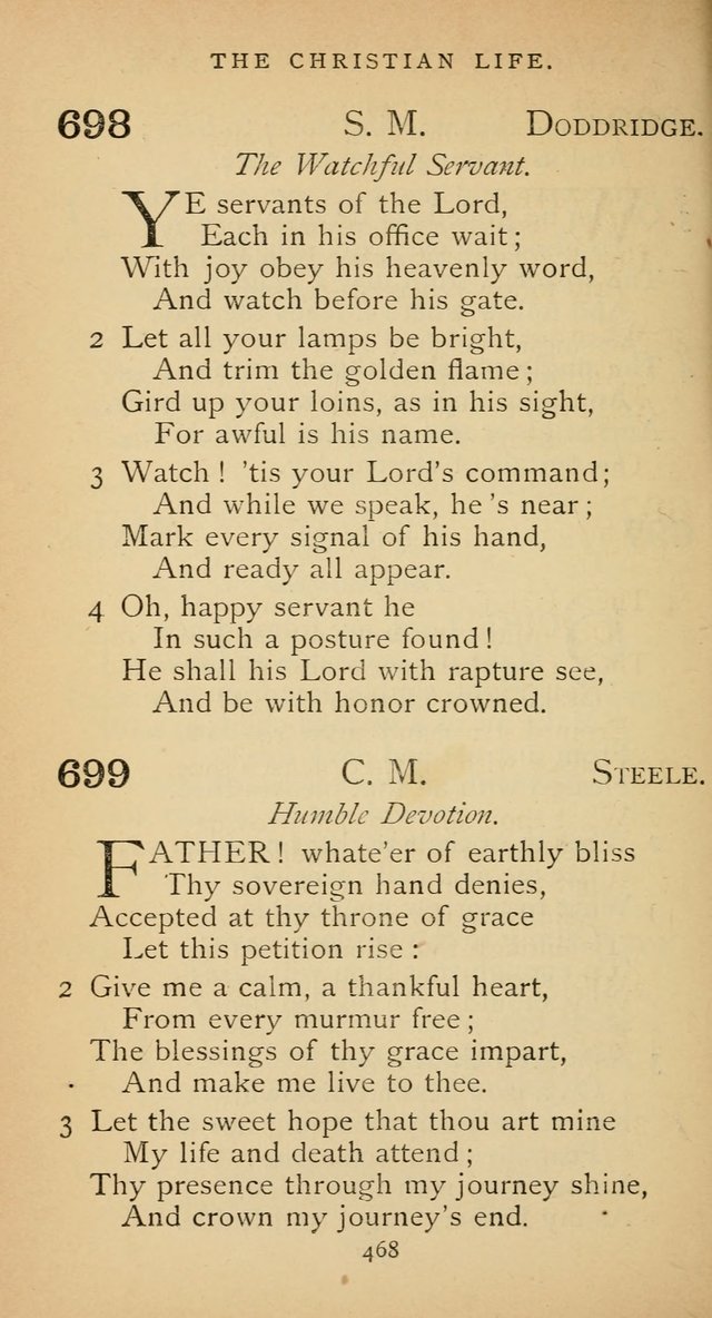 The Voice of Praise: a collection of hymns for the use of the Methodist Church page 468