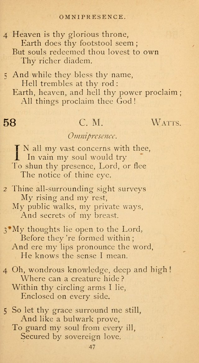 The Voice of Praise: a collection of hymns for the use of the Methodist Church page 47