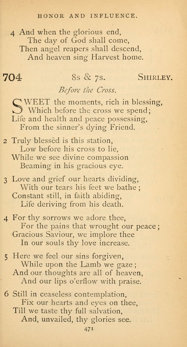 The Voice of Praise: a collection of hymns for the use of the Methodist Church page 471