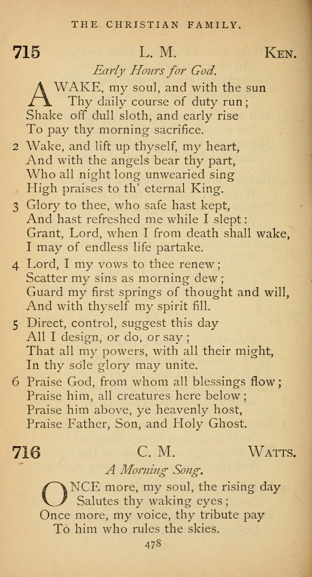 The Voice of Praise: a collection of hymns for the use of the Methodist Church page 478