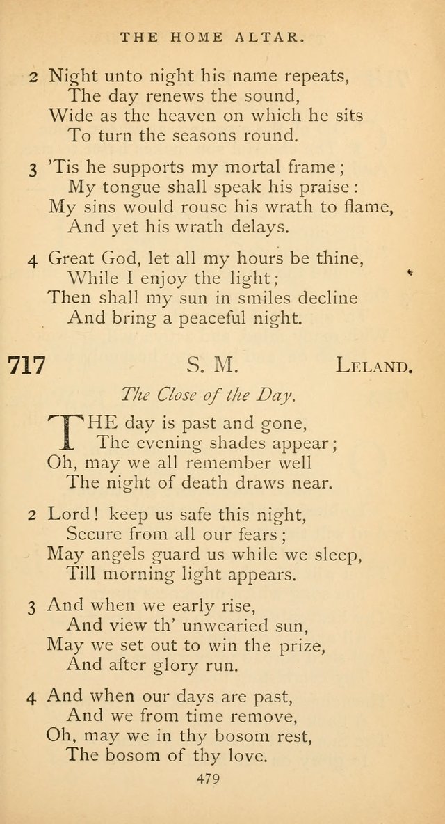 The Voice of Praise: a collection of hymns for the use of the Methodist Church page 479