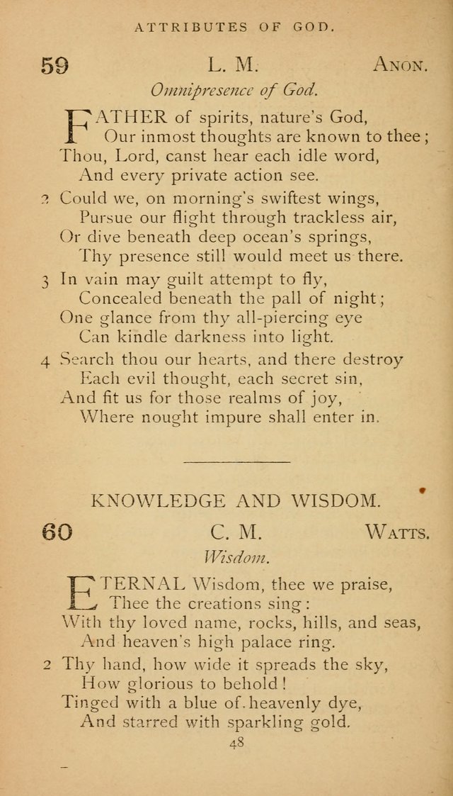 The Voice of Praise: a collection of hymns for the use of the Methodist Church page 48