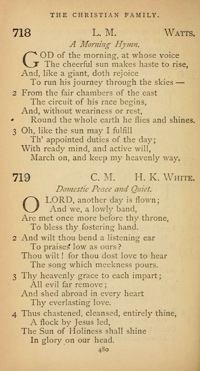 The Voice of Praise: a collection of hymns for the use of the Methodist Church page 480