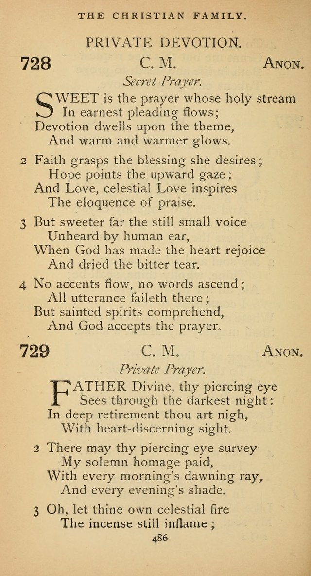 The Voice of Praise: a collection of hymns for the use of the Methodist Church page 486