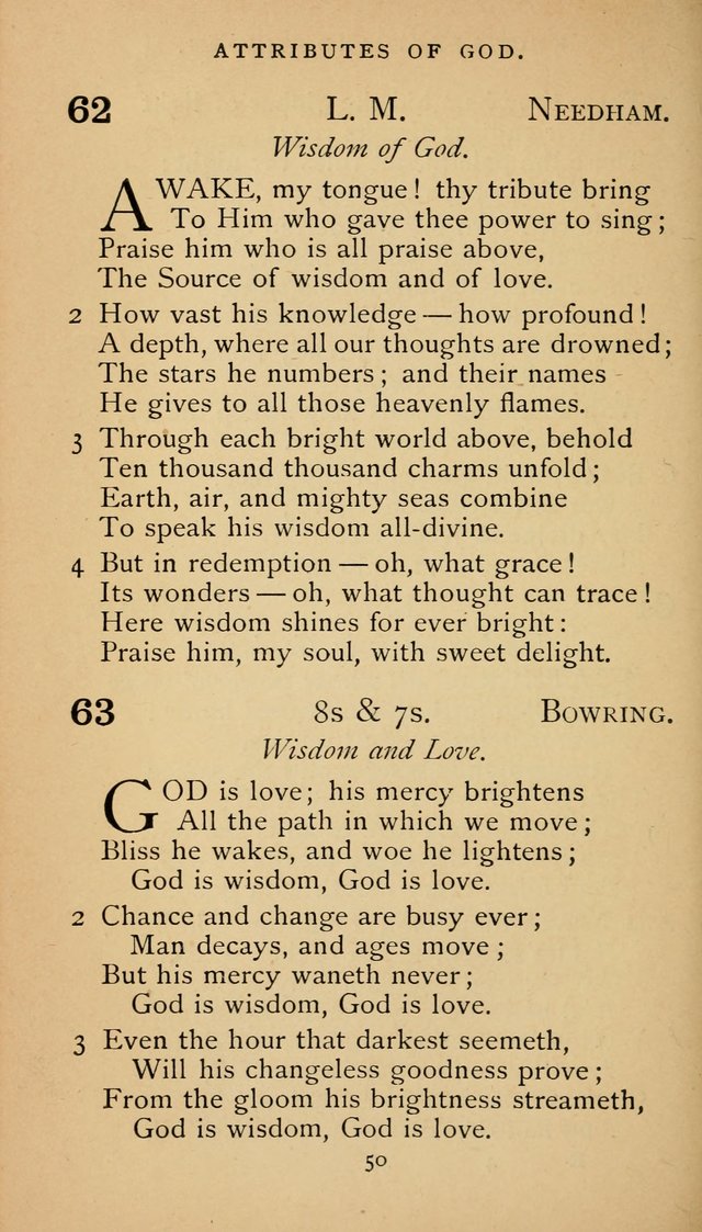 The Voice of Praise: a collection of hymns for the use of the Methodist Church page 50