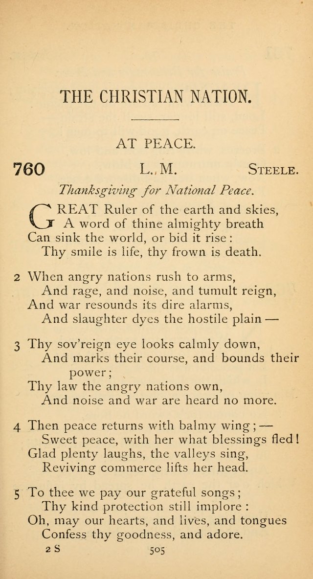 The Voice of Praise: a collection of hymns for the use of the Methodist Church page 505