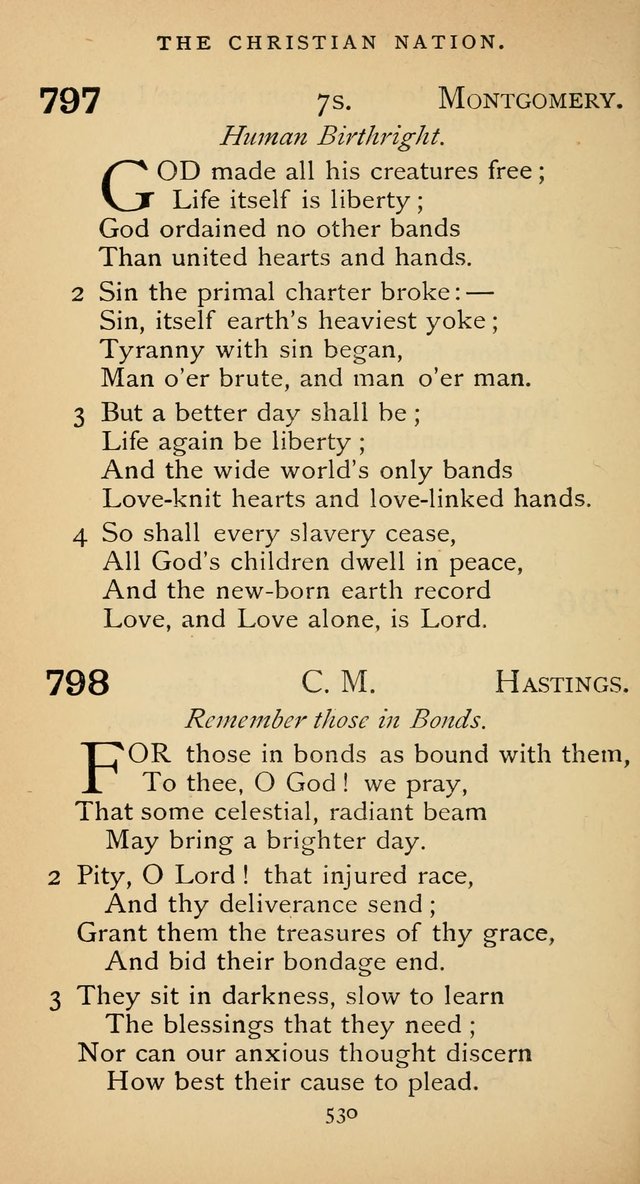 The Voice of Praise: a collection of hymns for the use of the Methodist Church page 530