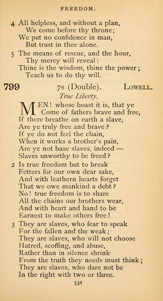 The Voice of Praise: a collection of hymns for the use of the Methodist Church page 531