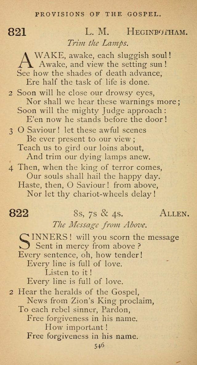 The Voice of Praise: a collection of hymns for the use of the Methodist Church page 546