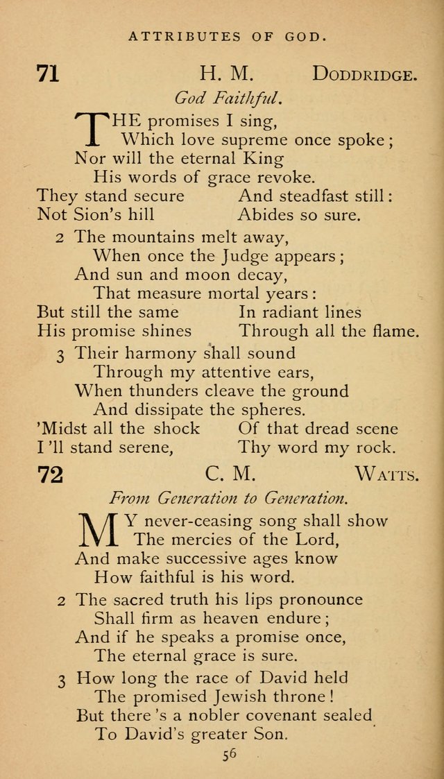 The Voice of Praise: a collection of hymns for the use of the Methodist Church page 56