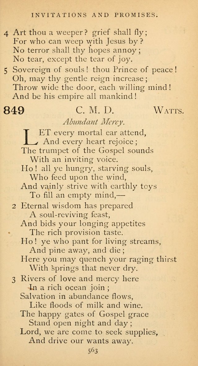 The Voice of Praise: a collection of hymns for the use of the Methodist Church page 563