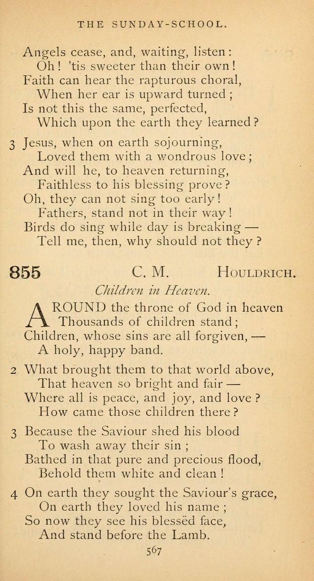 The Voice of Praise: a collection of hymns for the use of the Methodist Church page 567