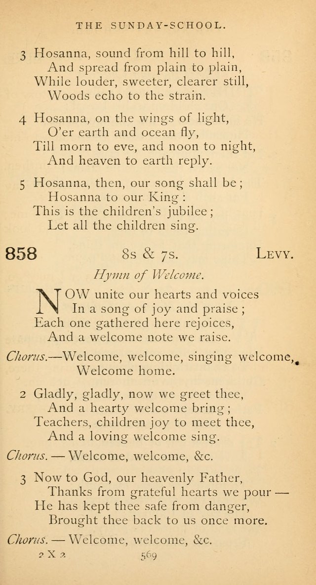 The Voice of Praise: a collection of hymns for the use of the Methodist Church page 569