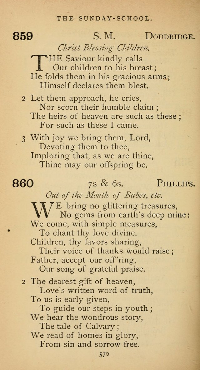 The Voice of Praise: a collection of hymns for the use of the Methodist Church page 570