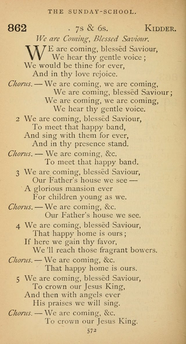 The Voice of Praise: a collection of hymns for the use of the Methodist Church page 572