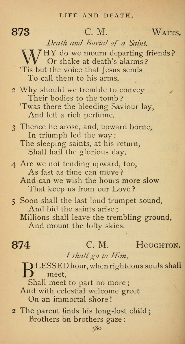 The Voice of Praise: a collection of hymns for the use of the Methodist Church page 580