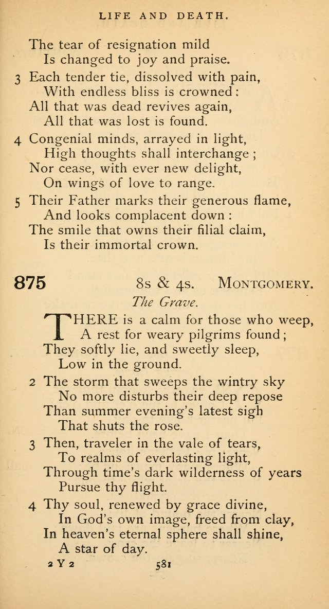 The Voice of Praise: a collection of hymns for the use of the Methodist Church page 581