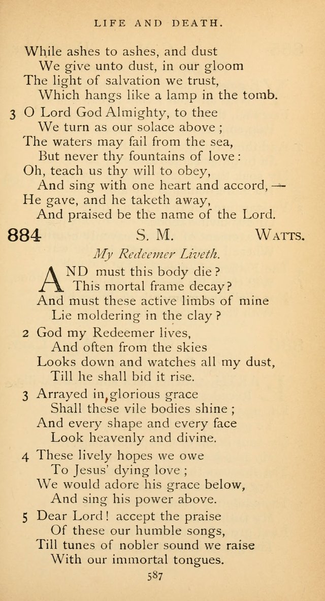 The Voice of Praise: a collection of hymns for the use of the Methodist Church page 587