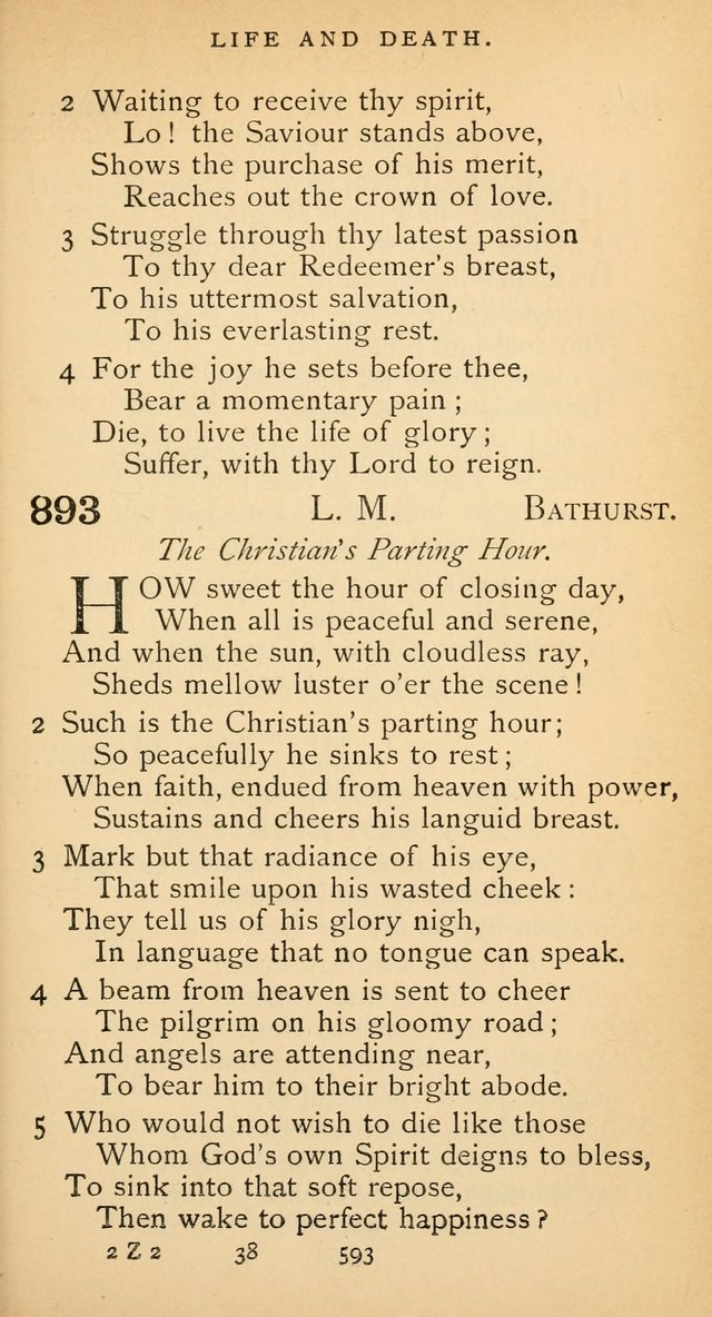 The Voice of Praise: a collection of hymns for the use of the Methodist Church page 593