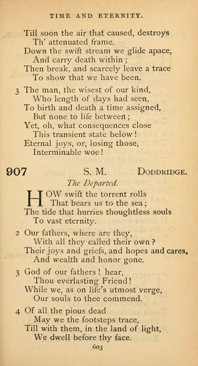 The Voice of Praise: a collection of hymns for the use of the Methodist Church page 603