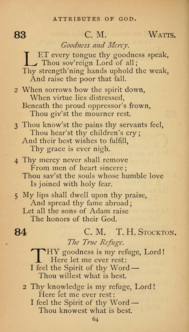 The Voice of Praise: a collection of hymns for the use of the Methodist Church page 64