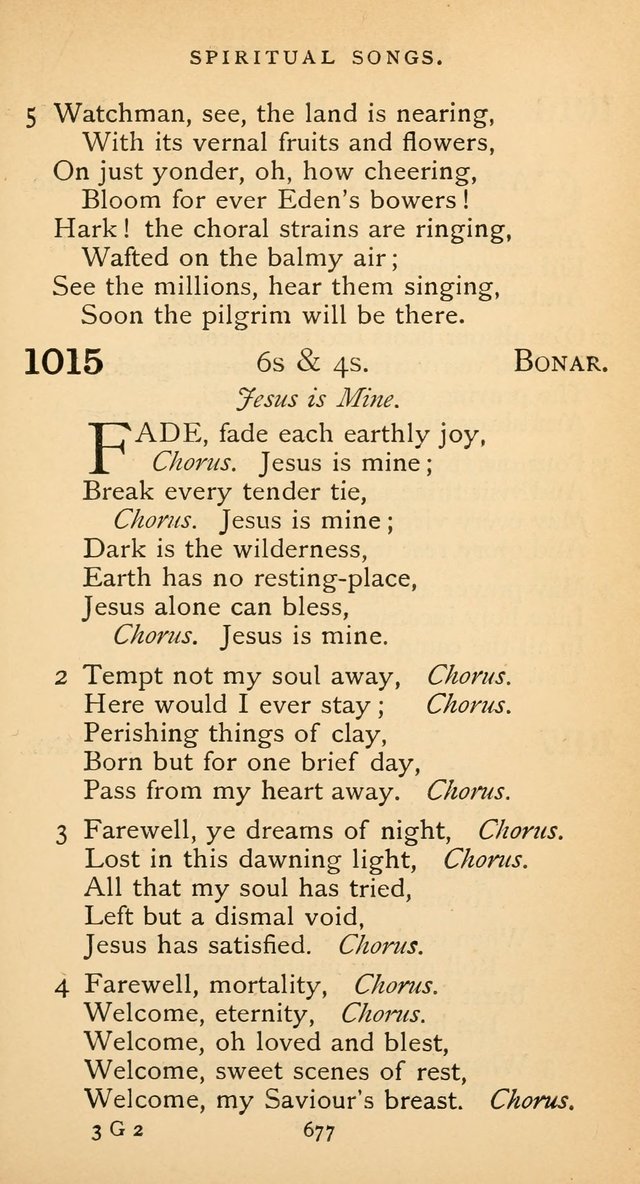 The Voice of Praise: a collection of hymns for the use of the Methodist Church page 679