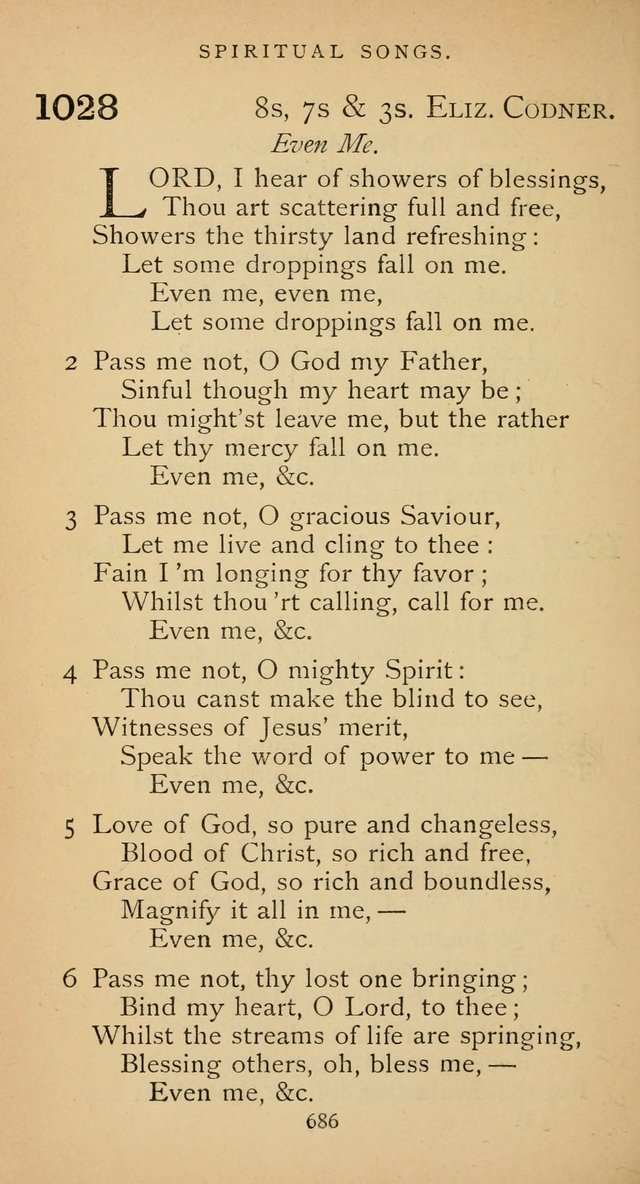 The Voice of Praise: a collection of hymns for the use of the Methodist Church page 688