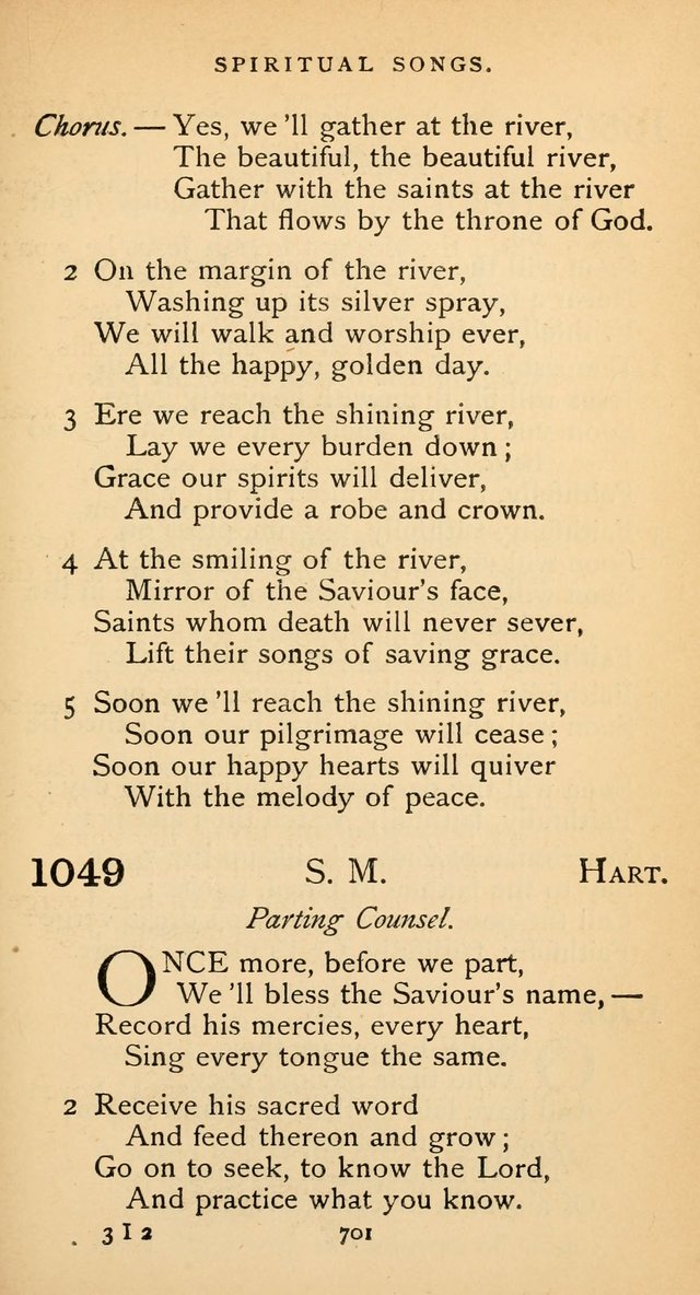 The Voice of Praise: a collection of hymns for the use of the Methodist Church page 703