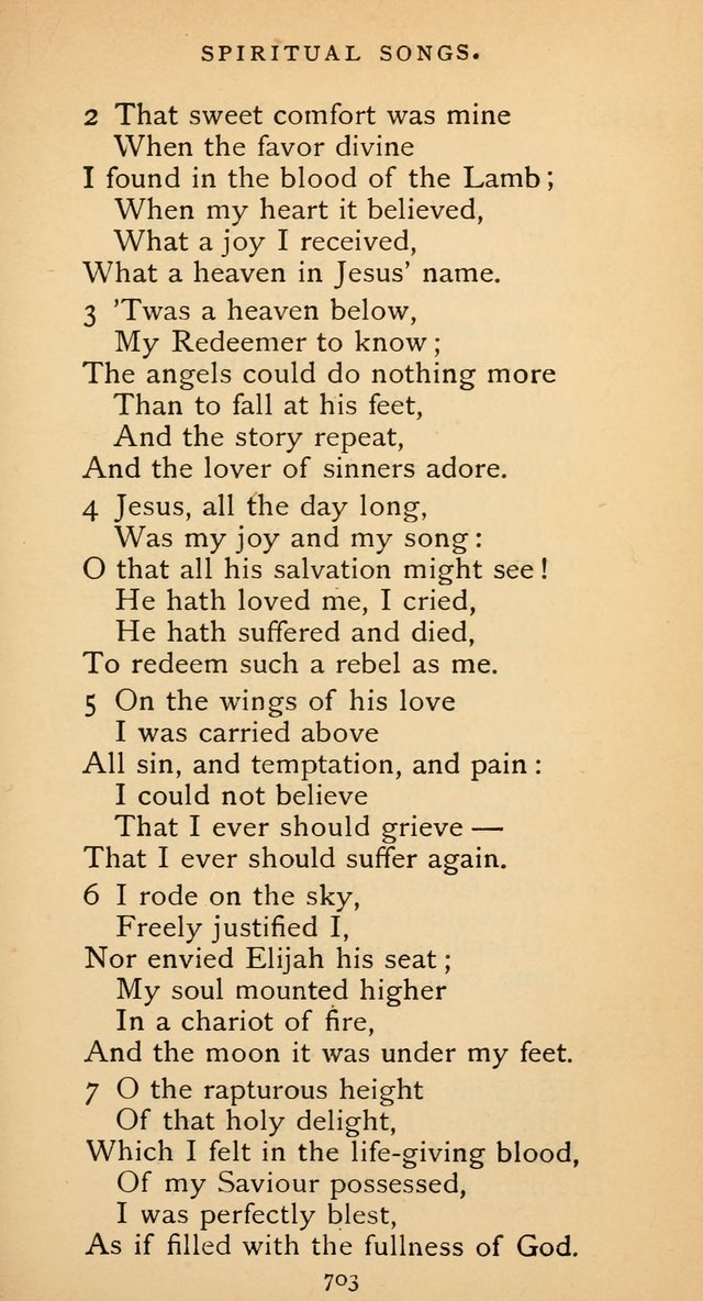 The Voice of Praise: a collection of hymns for the use of the Methodist Church page 705