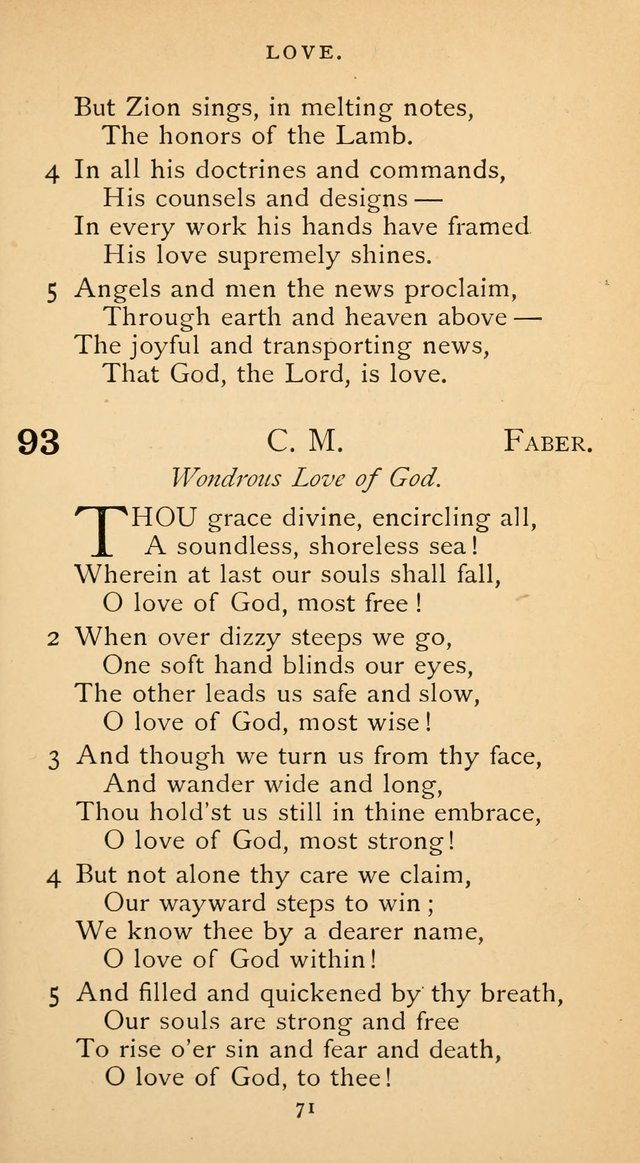 The Voice of Praise: a collection of hymns for the use of the Methodist Church page 71