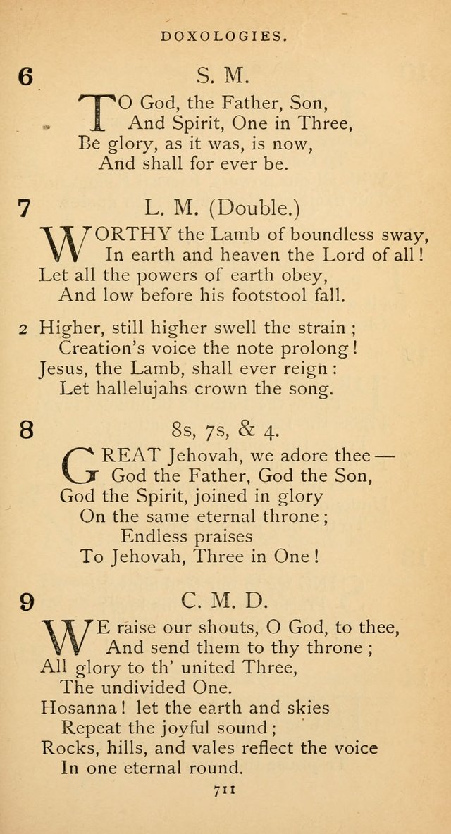 The Voice of Praise: a collection of hymns for the use of the Methodist Church page 713