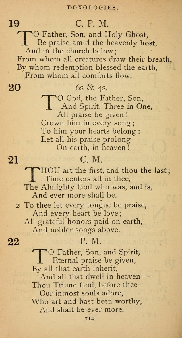 The Voice of Praise: a collection of hymns for the use of the Methodist Church page 716