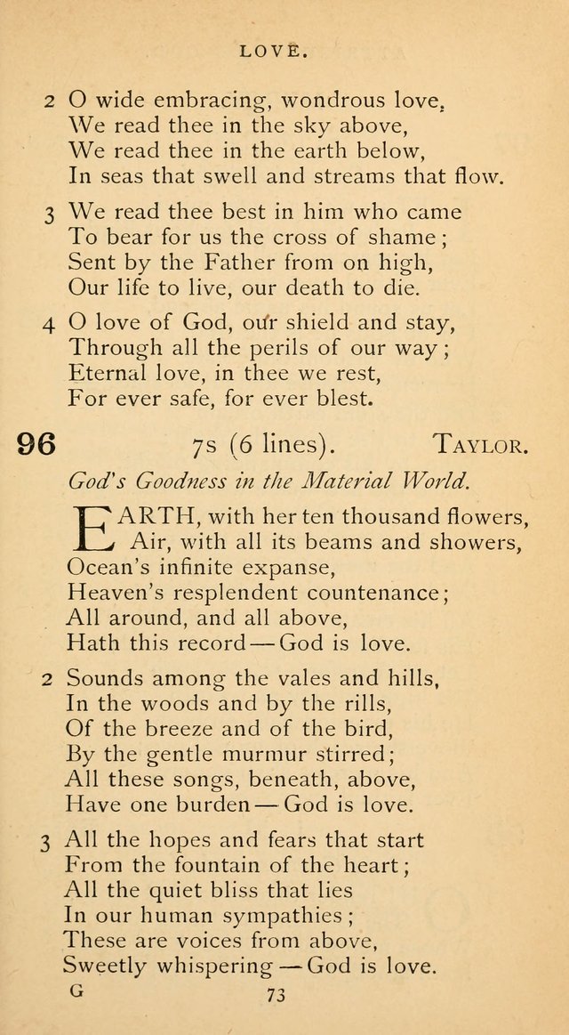 The Voice of Praise: a collection of hymns for the use of the Methodist Church page 73