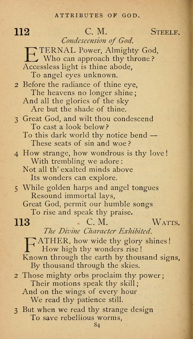 The Voice of Praise: a collection of hymns for the use of the Methodist Church page 84