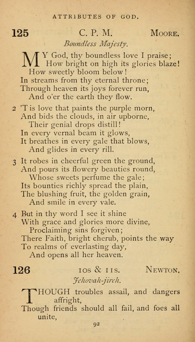 The Voice of Praise: a collection of hymns for the use of the Methodist Church page 92