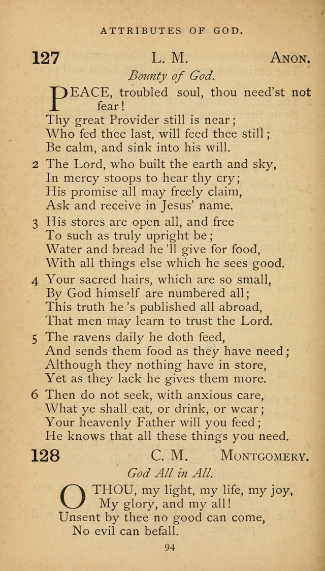 The Voice of Praise: a collection of hymns for the use of the Methodist Church page 94