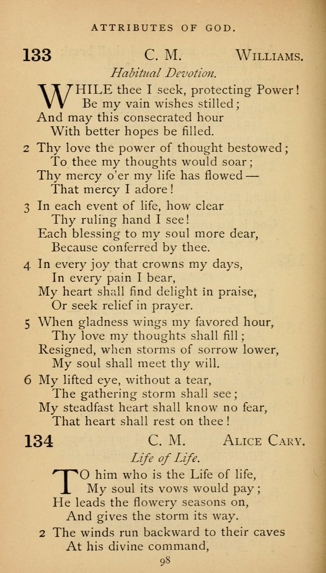 The Voice of Praise: a collection of hymns for the use of the Methodist Church page 98