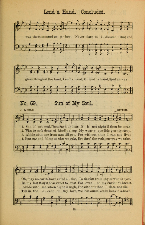 Voice of Praise: a collection of New Songs for Gospel Meetings and Sunday Schools page 71