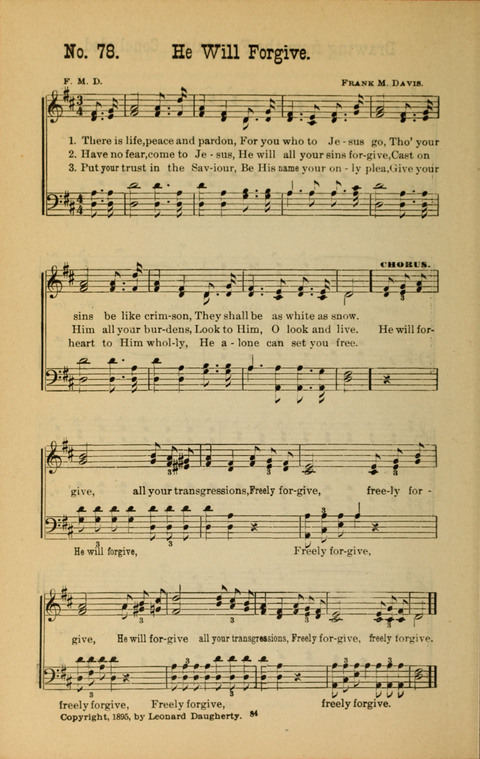 Voice of Praise: a collection of New Songs for Gospel Meetings and Sunday Schools page 82