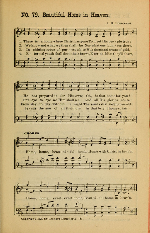 Voice of Praise: a collection of New Songs for Gospel Meetings and Sunday Schools page 83