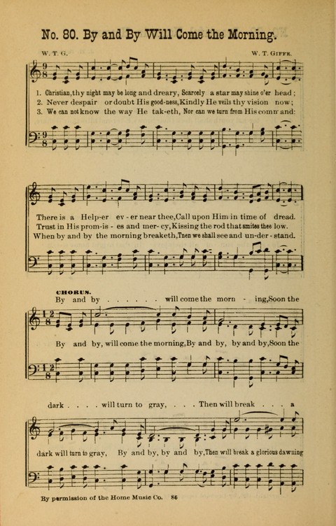 Voice of Praise: a collection of New Songs for Gospel Meetings and Sunday Schools page 84