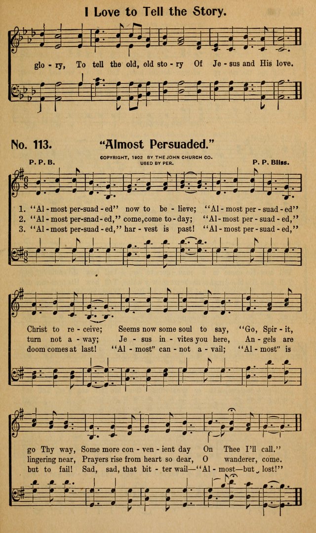 Voices of Praise: prepared with especial reference to the needs of the Sunday school page 116