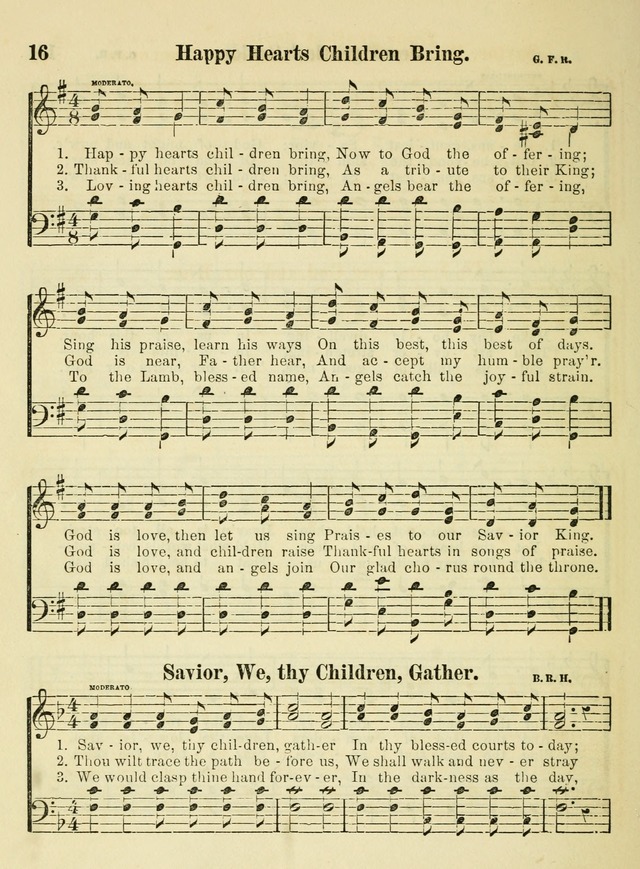 The Welcome: a book of hymns, songs and lessons for the children of the New Church (3rd ed.) page 16