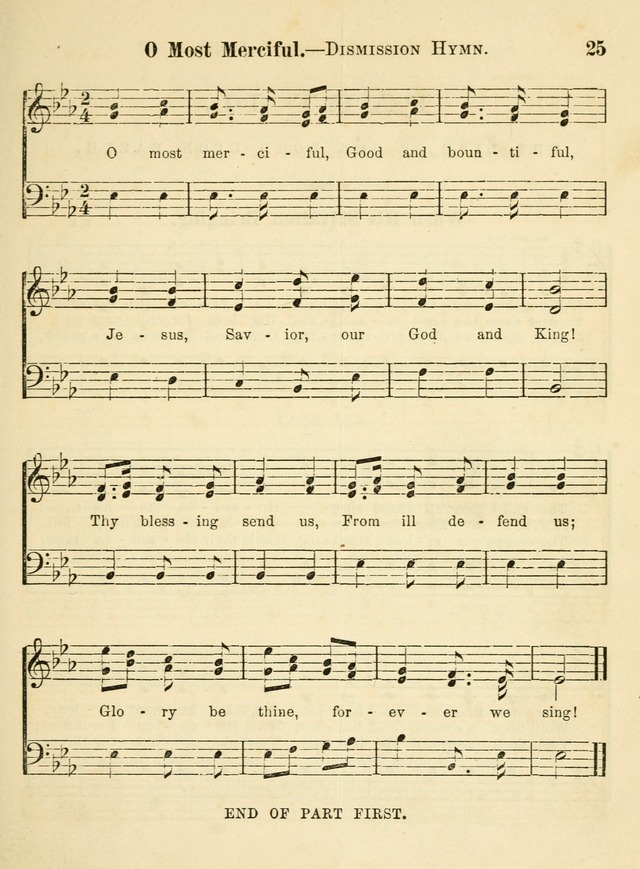 The Welcome: a book of hymns, songs and lessons for the children of the New Church (3rd ed.) page 25