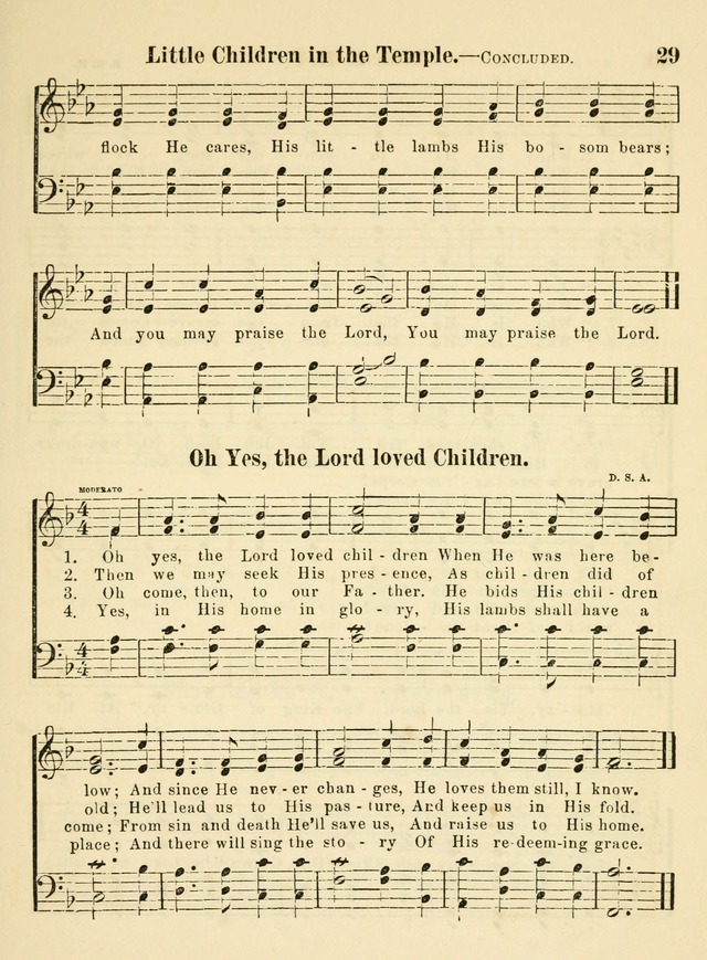 The Welcome: a book of hymns, songs and lessons for the children of the New Church (3rd ed.) page 29